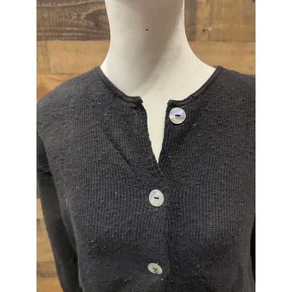 Vintage Shelter Island Sweaters-Black-Button Up Sweater-Sizes S/M &M/L - Picture 2 of 7